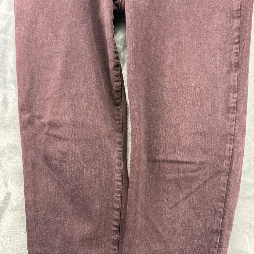 American Eagle Super Stretch X Jegging Burgundy Maroon Skinny Jean WMNS 14 Long